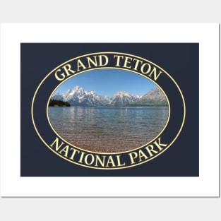 Jackson Lake at Grand Teton National Park in Wyoming Posters and Art